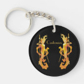 Golden Warrior Goddess Thunder_Cove Sleutelhanger (Voorkant)