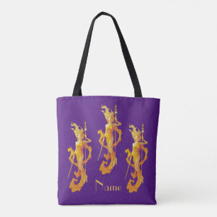 Golden Warrior Goddess Thunder_Cove Tote Bag