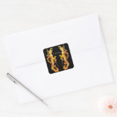 Golden Warrior Goddess Thunder_Cove Vierkante Sticker (Envelop)