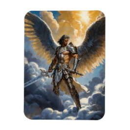Golden Warrior of Heaven Archangel Michael Magneet