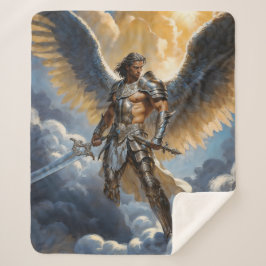 Golden Warrior of Heaven Archangel Michael Sherpa Deken