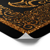 Golden Warrior Shield - Intrigerend Viking-geïnspi Poster (Hoek)