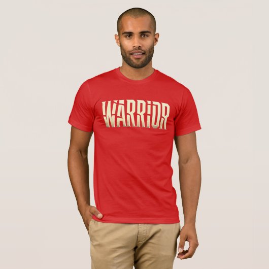 Golden Warrior - Vet Metallic T-shirt (Voorkant volledig)