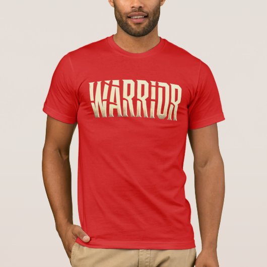 Golden Warrior - Vet Metallic T-shirt (Voorkant)