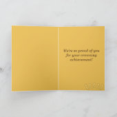 Golden Water-Crown Splash | Greeting Card Kaart (Binnen)