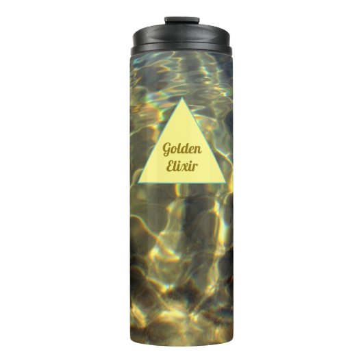 Golden Water Elixir Water Thermosbeker (Voorkant)