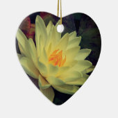 Golden Water Lily 2 Keramisch Ornament (Rechts)