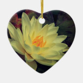 Golden Water Lily 2 Keramisch Ornament (Voorkant)