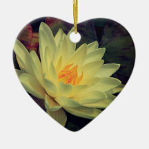 Golden Water Lily 2 Keramisch Ornament