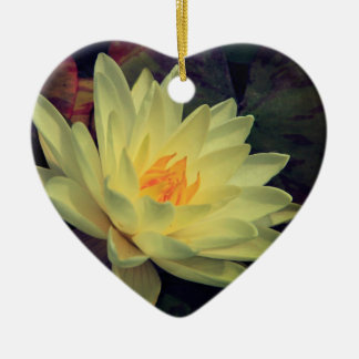 Golden Water Lily 2 Keramisch Ornament