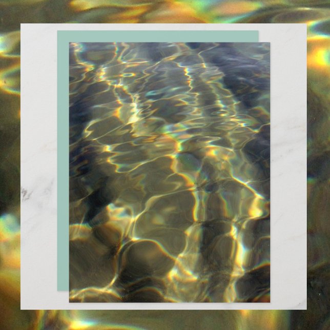 Golden Water Rippling met Colors Scrapbook Paper (Creator heeft geüpload)