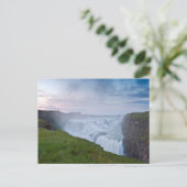 Golden Waterfall #2 Briefkaart (Staand voorkant)