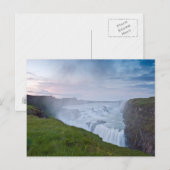 Golden Waterfall #2 Briefkaart (Voorkant / Achterkant)
