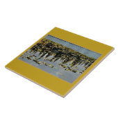 Golden Waters Tegeltje (Zijkant)