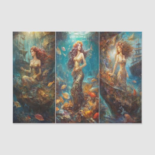 Golden Waters Tissuepapier (Voorkant)