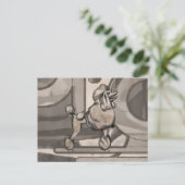 Golden Waterverf Poodle Briefkaart (Staand voorkant)