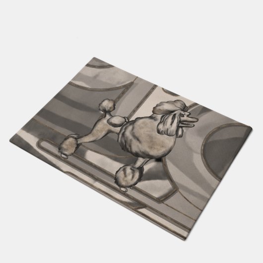 Golden Waterverf Poodle Deurmat (Schuin)