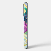 Golden Waterverf Tropical Leaves Paradise Case-Mate iPhone Case (Achterkant / Links)