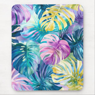 Golden Waterverf Tropical Leaves Paradise Muismat