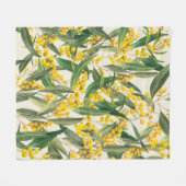 Golden Wattle (Acacia pycnantha) is de Australisch Fleece Deken (Voorkant (Horizontaal))