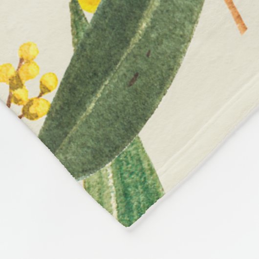 Golden Wattle (Acacia pycnantha) is de Australisch Fleece Deken (Hoek)