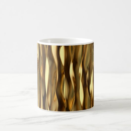 Golden Wave 3D render. Koffiemok (Center)