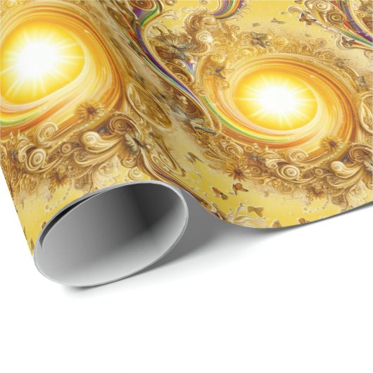 Golden Wave inpakpapier (Rol Hoek)