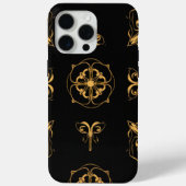 Golden Wave iPhone hoesje (Achterkant)