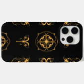 Golden Wave iPhone hoesje (Achterkant (horizontaal))