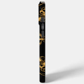 Golden Wave iPhone hoesje (Achterkant / Links)