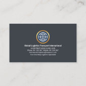 Golden Wave Land Air Zee Rail Logistics Visitekaartje (Achterkant)