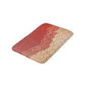 Golden Wave Paper Texture Pattern Badmat (Gekanteld)
