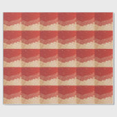 Golden Wave Paper Texture Pattern Cadeaupapier (Vlak)