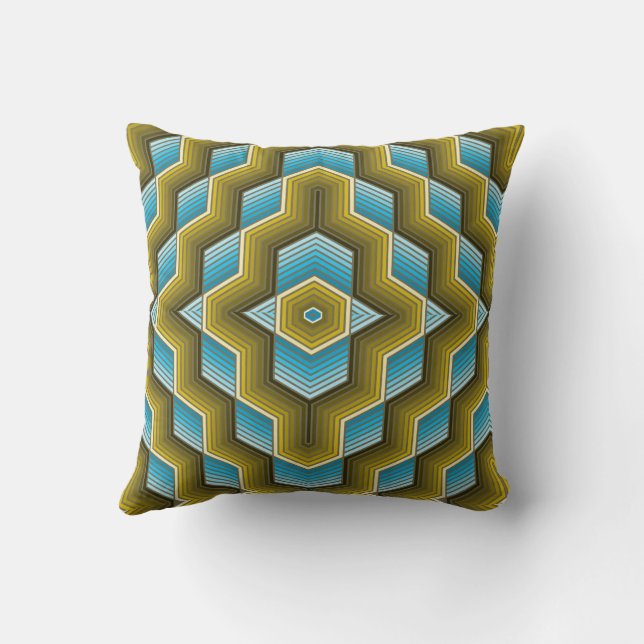 Golden Wave Reversible Sierkussen (Achterkant)