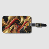 Golden Waves Bagagelabel (Voorkant (horizontaal))