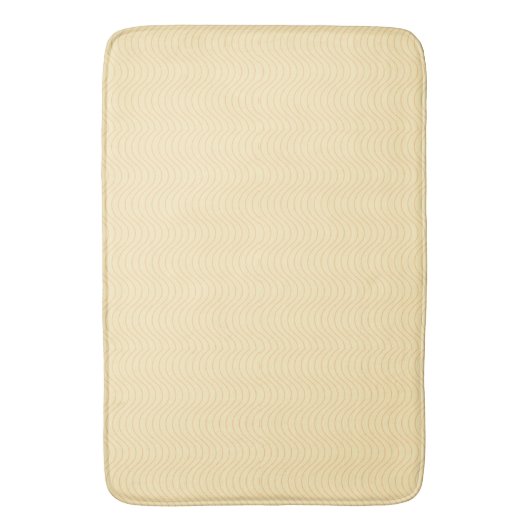 Golden waves Bath mat (Voorkant Verticaal)