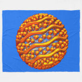 Golden Waves Fleece Blanket (Voorkant (Horizontaal))