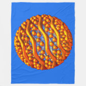 Golden Waves Fleece Blanket Deken (Voorkant)