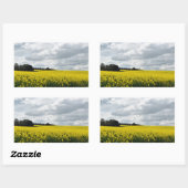 Golden Waves of Streatham Rechthoekige Sticker (Vel)