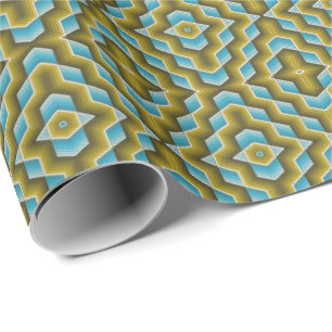 Golden Waves-omslagpapier Cadeaupapier