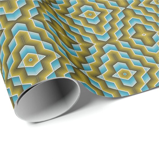 Golden Waves-omslagpapier Cadeaupapier (Rol Hoek)