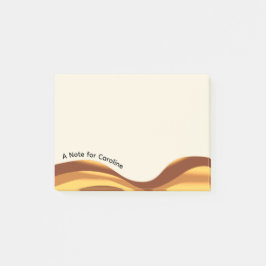 Golden Waves Post-it® Notes