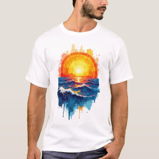 Golden Waves T-shirt