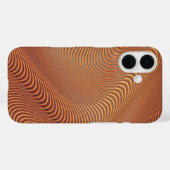 Golden Wavy Art Telefoonhoesje Case-Mate iPhone Case (Achterkant (horizontaal))