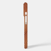 Golden Wavy Art Telefoonhoesje Case-Mate iPhone Case (Achterkant / Links)