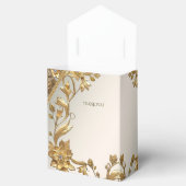 Golden Wavy verlaat Floral Favoriete Box Bedankdoosjes (Geopend)