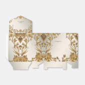 Golden Wavy verlaat Floral Favoriete Box Bedankdoosjes (Uitgevouwen)