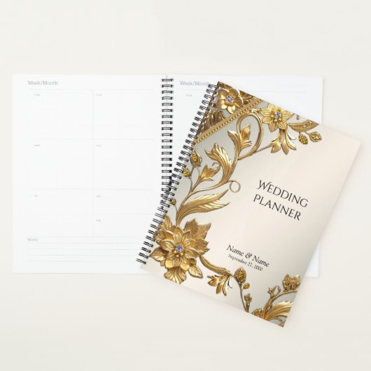 Golden Wavy verlaat Floral Planner (Display)