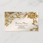Golden Wavy verlaat Floral Visitekaartje (Achterkant)
