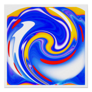 Golden way art perfect poster